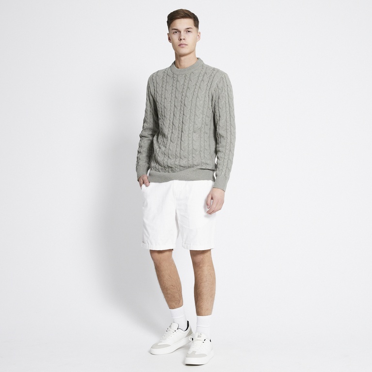 Cable-knit sweater "Tage" Green 1